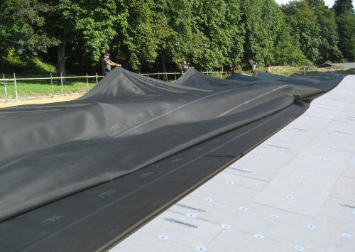 EPDM Folie op dak